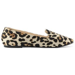 Allegra K Leopard Print Slip On Loafers Shoes 8.5